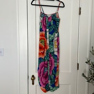 Mara Hoffman floral midi dress - size xs
